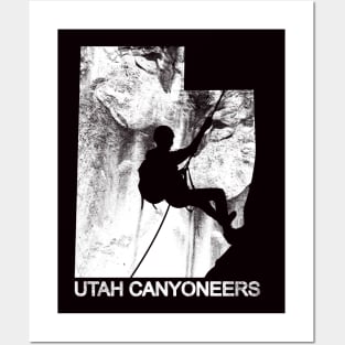 Utah Canyoneers (White) Posters and Art